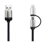Milano 2n1 Fabric Charge & Data Cable