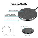 Tweed Fast Wireless Charger - Round