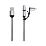 Pesaro 3n1 Fabric Charge & Data Cable