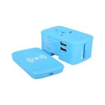 Portici Travel Adaptor with Fast Wireless Charger