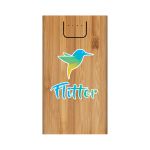 Jaegers Bamboo Wireless Power Bank - 5000 mAh