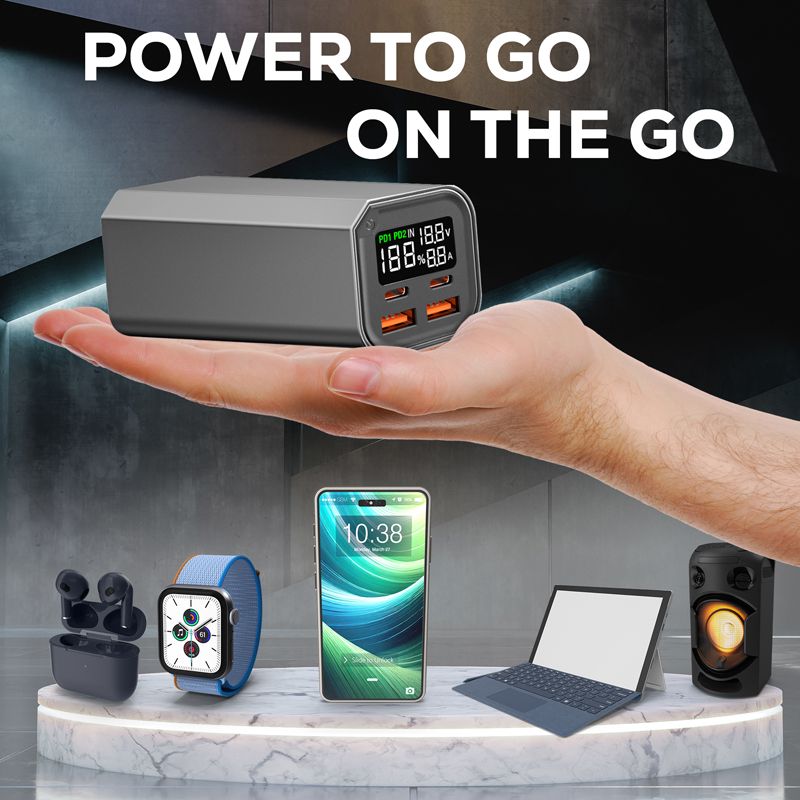 Rocco 100W PD + QC22.5W Laptop Power Bank (18000 mAh)