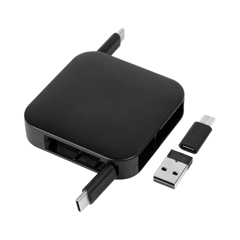 Avola Retractable Fast Charge Cable and Stand